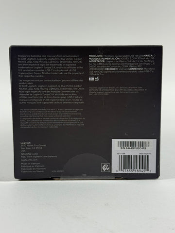 Logitech Yeti Orb Condenser RGB Gaming Mic 988-000549