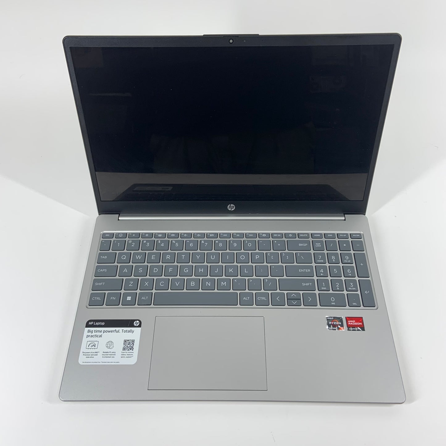 HP Laptop Touchscreen 15.6" Ryzen 5 7520U 16GB DDR5 512GB SSD Win 11 Pro Charger