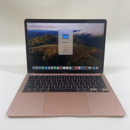 2020 Apple MacBook Air 13.3" M1 3.2GHz 8GB RAM 256GB SSD Rose Gold A2337