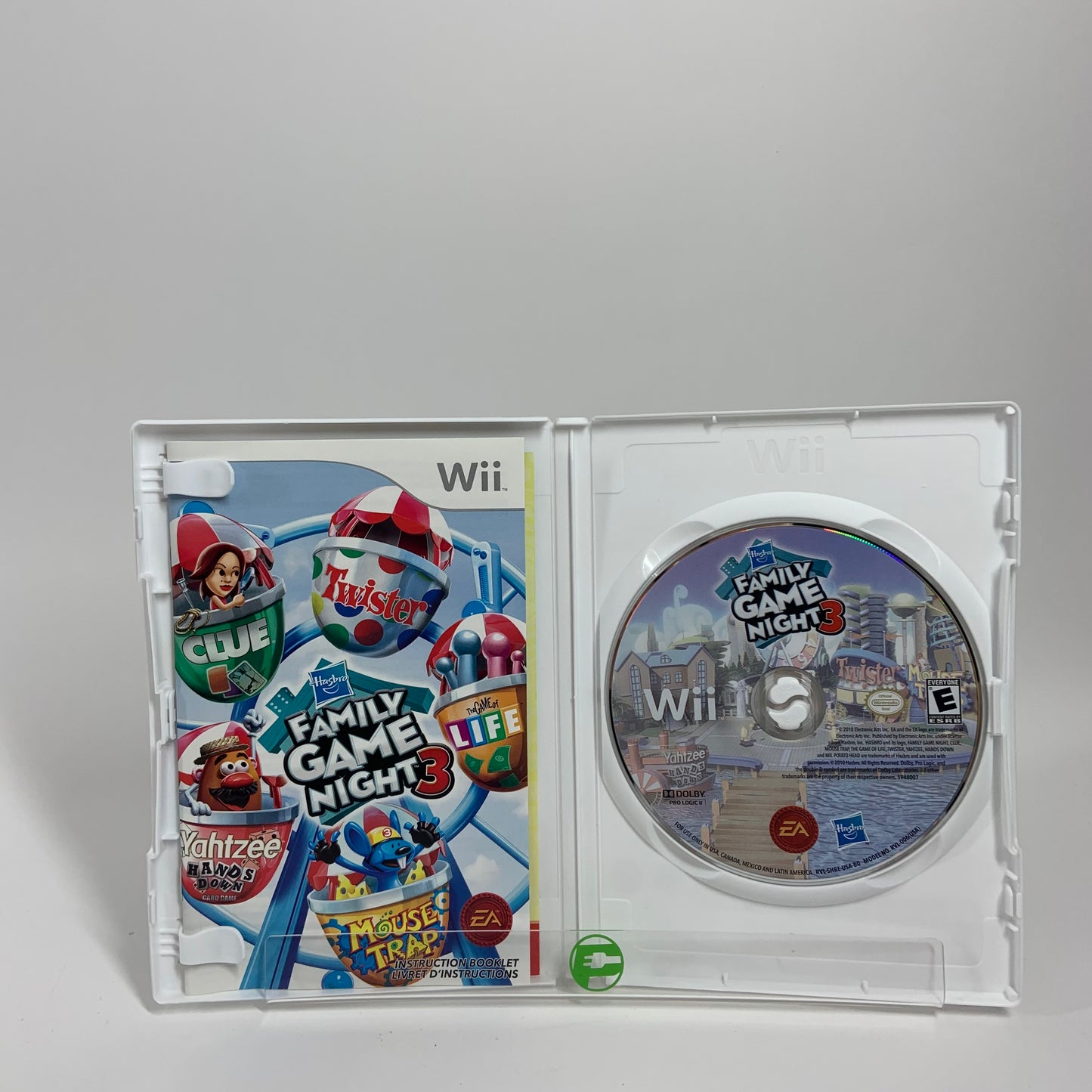 Hasbro Family Game Night 3 (Nintendo Wii, 2010)