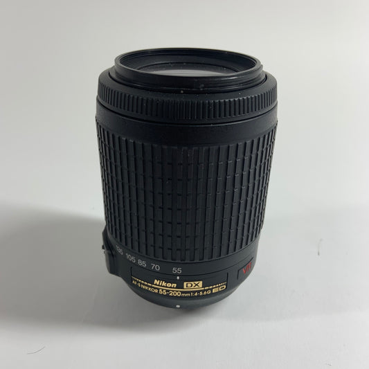 Nikon AF-S DX NIKKOR 55-200mm 1:4-5.6 G ED G ED Auto & Manual Lens AF-S