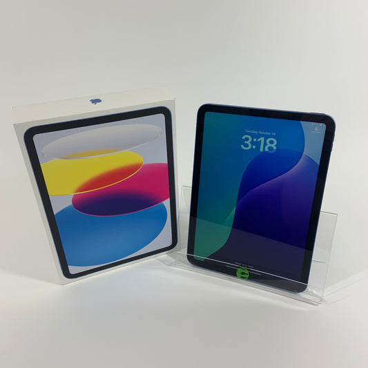WiFi Only Apple iPad 10th Gen 64GB Blue MPQ13LL/A
