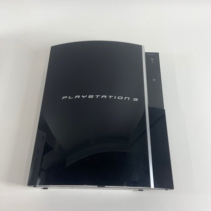 Sony PlayStation 3 Fat PS3 80GB Black Console Gaming System CECHK01 with Box TESTED
