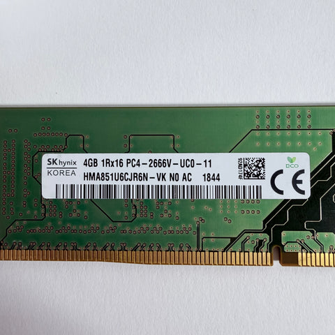 SK Hynix HMA851U6CJR6N-VK 4GB RAM DDR4 2666MHz PC4-2666V-UCO-11
