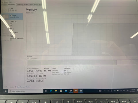 Microsoft Surface Pro 8 1724 13" m3-6Y30 1.5GHz 4GB RAM 256GB SSD