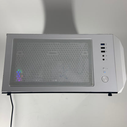 Custom White Micro-ATX RGB Gaming Ryzen 5 5600 GeForce RTX 3050 1TB SSD 16GB RAM Gaming PC