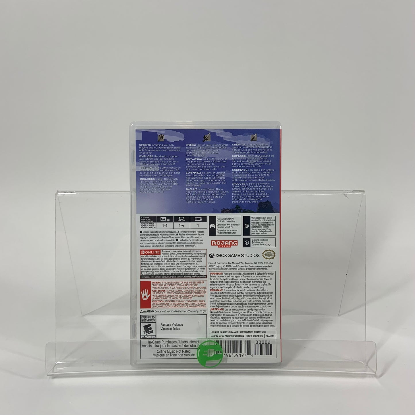 Minecraft (Nintendo Switch, 2018)