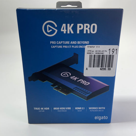 New Elgato 4K PRO Internal Capture Card 20GBK9901
