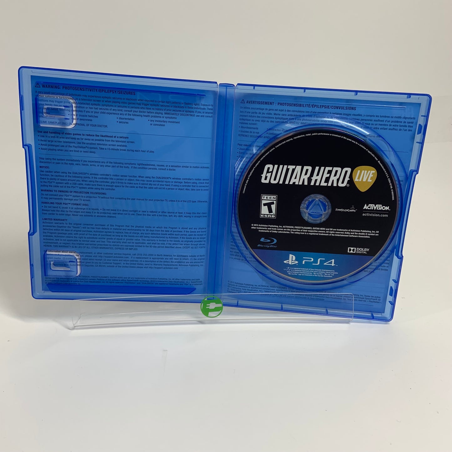 Guitar Hero Live (Sony PlayStation 4 PS4, 2015)
