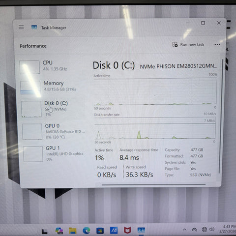 TUF Gaming Custom PC i5-13420H 2.10GHz 16GB RAM 500GB SSD Nvidia RTX 3050