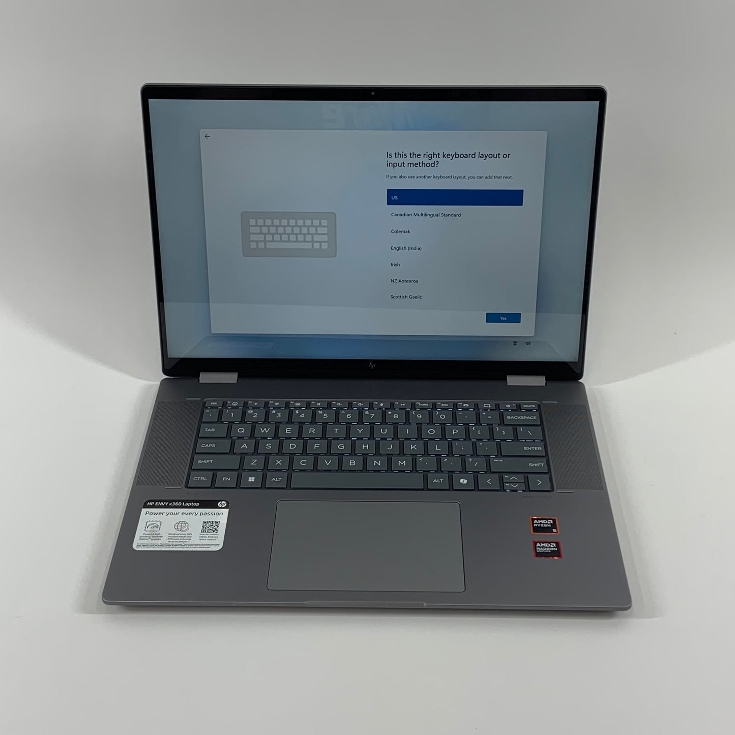 HP Envy x360 16-AD0013DX 16" Ryzen 5 8640HS 3.5GHz 8GB RAM 512GB SSD