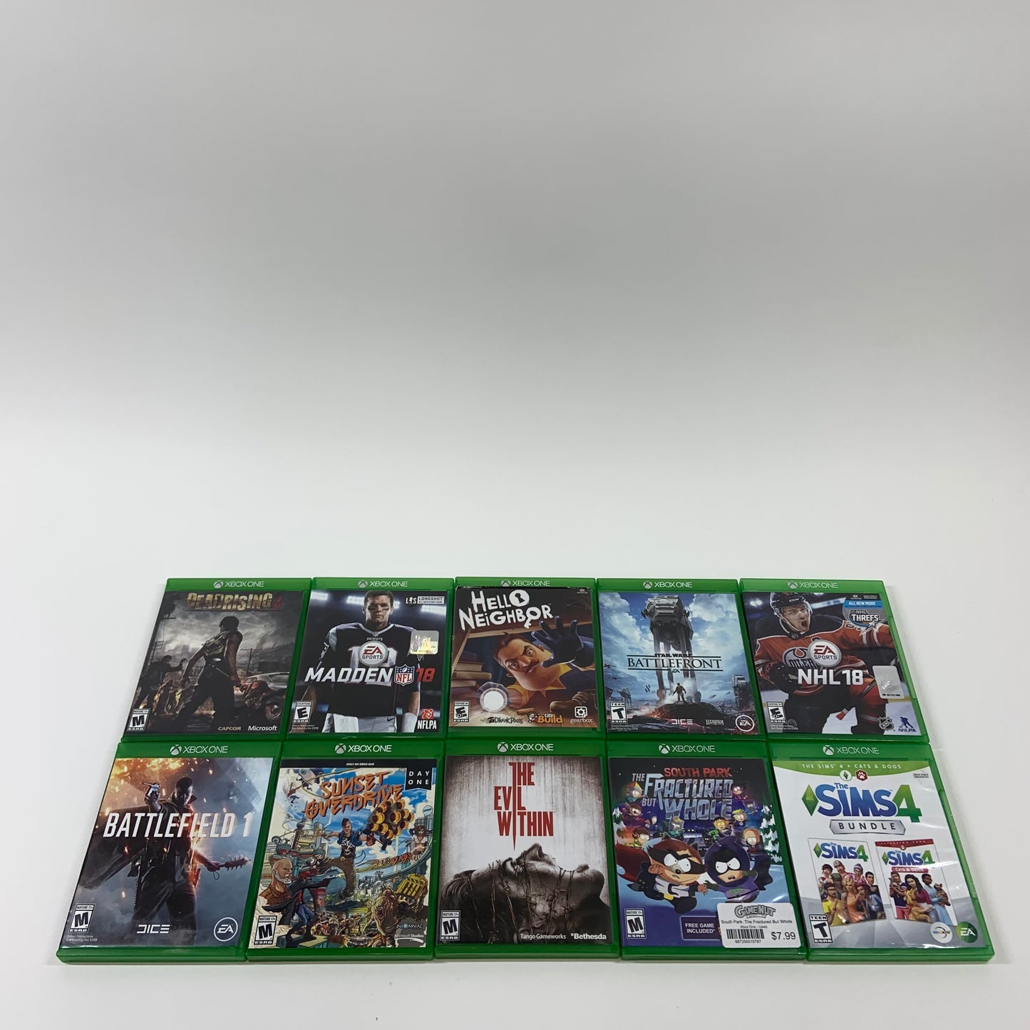 Lot of 10 Microsoft Xbox One Games