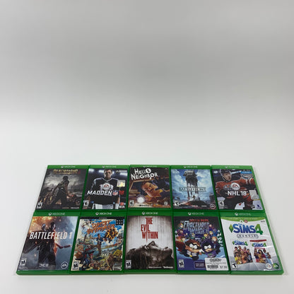 Lot of 10 Microsoft Xbox One Games