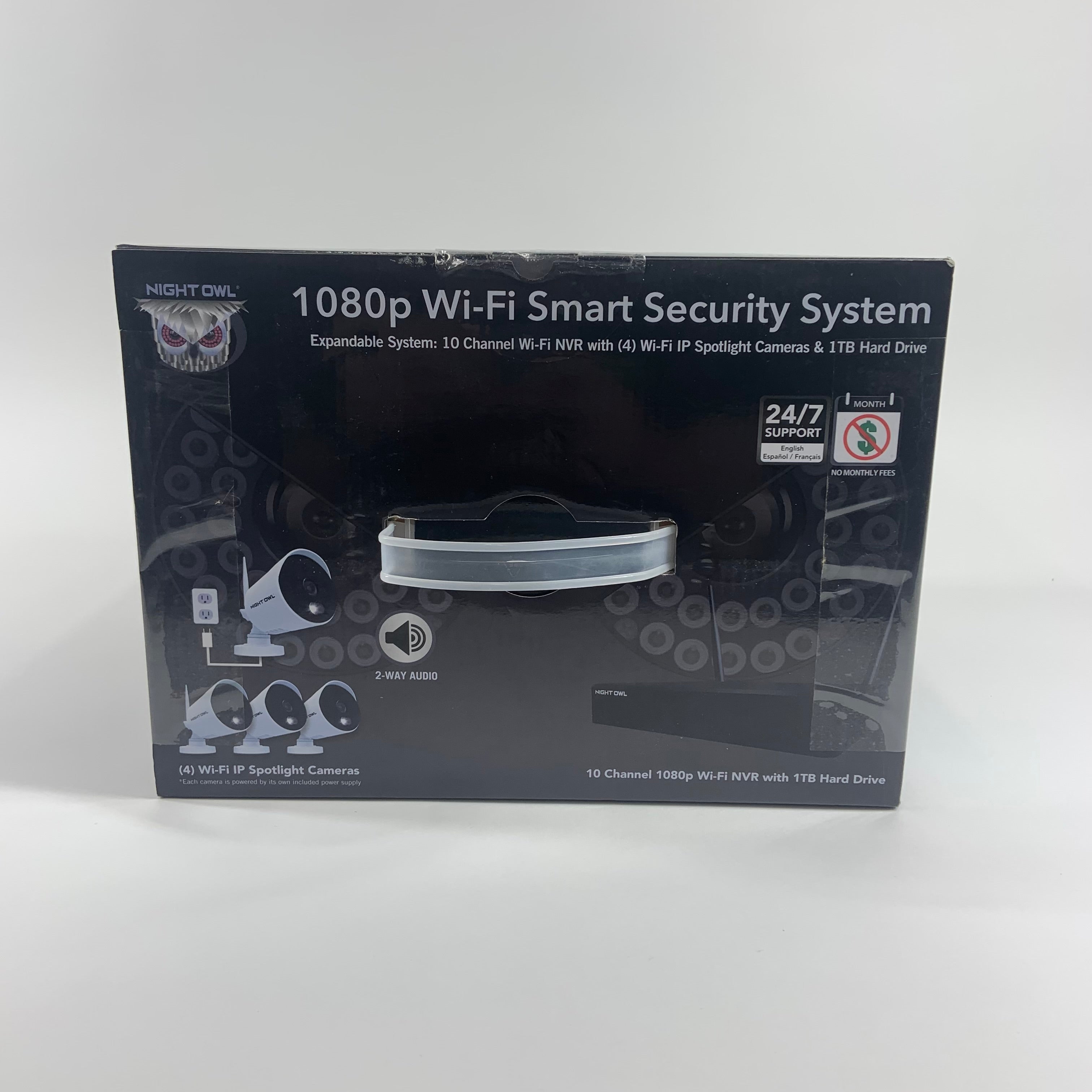 New Night Owl 1080p Wi-Fi Smart Security System WNIP2-4L1