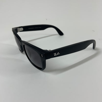 Ray-Ban Meta Wayfarer Gen 1 Matte Black AI Smart Glasses With Leather Case