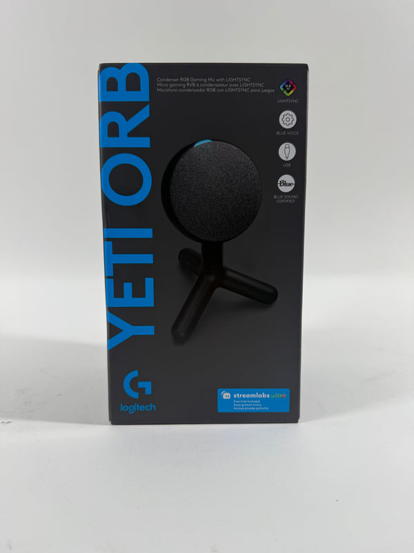 Logitech Yeti Orb Condenser RGB Gaming Mic 988-000549