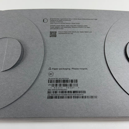 New Unlocked Apple Watch Ultra 3 49MM Black Titanium Black Trail Loop MF1D4LW/A