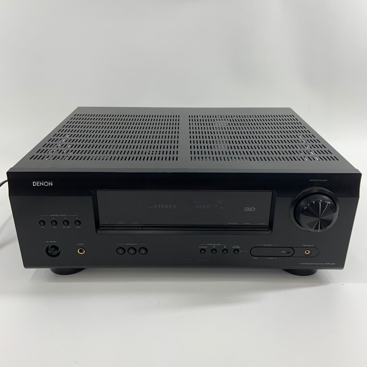 Denon AVR-391 Home Theater Surround Sound Receiver TESTED