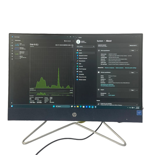 HP 22-df0013w 22" Celeron G5905T 3.30GHz 4GB RAM
