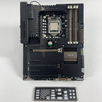 ASUS Sabertooth Z77 LGA 1155 Retro Motherboard with Thermal Armor IO Shield and 3750K