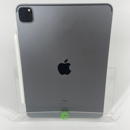 WiFi Only Apple iPad Pro 11" 2nd Gen 256GB 16.6 Space Gray MXDC2LL/A BUNDLE