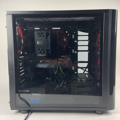 Intel i7 32GB RAM 2TB Storage AMD Radeon RX 5700 XT W11 Pro Red Black Gaming PC