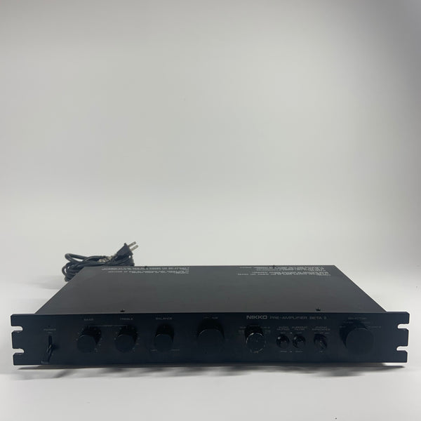 Nikko Pre Amp Beta II Stereo Control Preamplifier