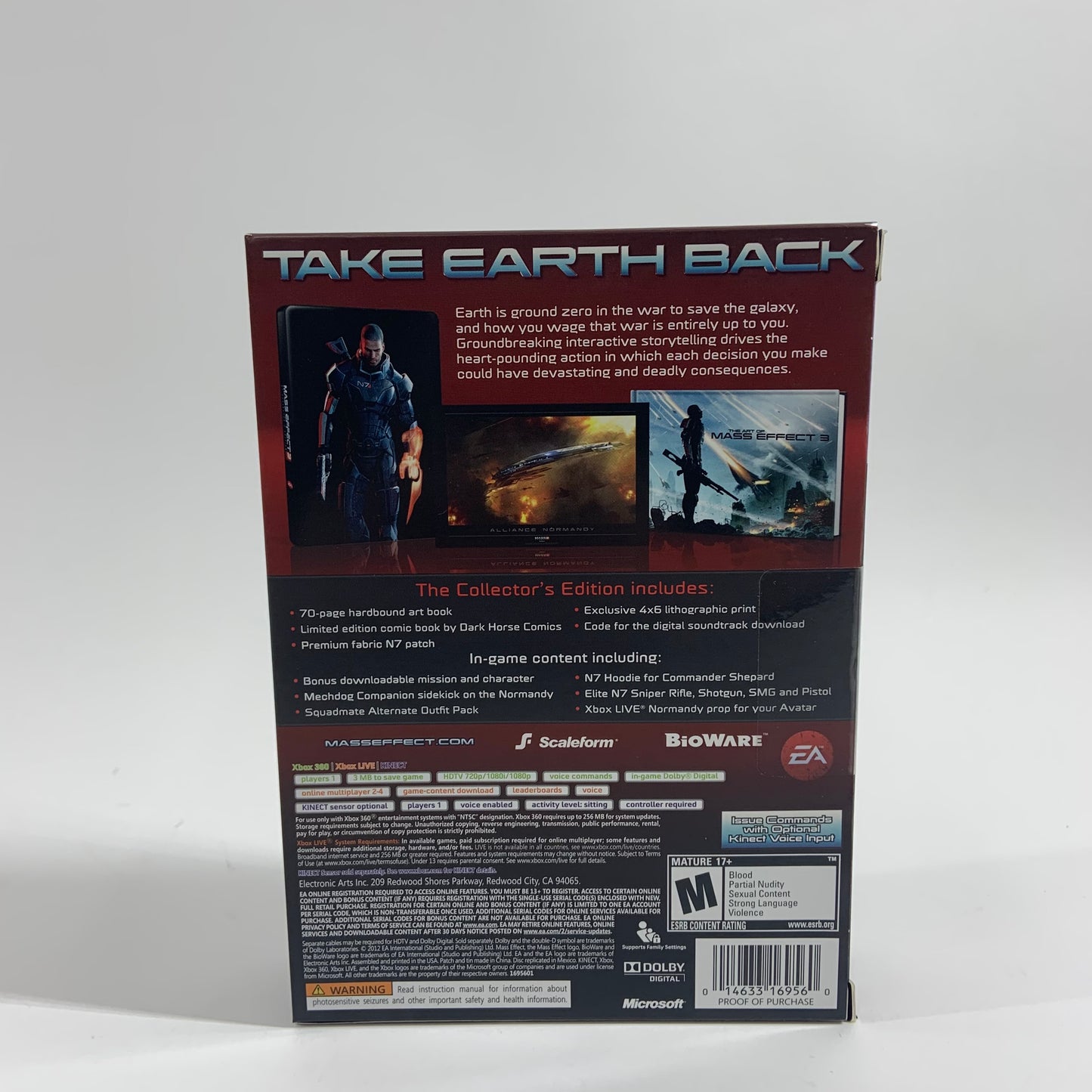 Mass Effect 3 [N7 Collector's Edition] (Microsoft Xbox 360, 2012)