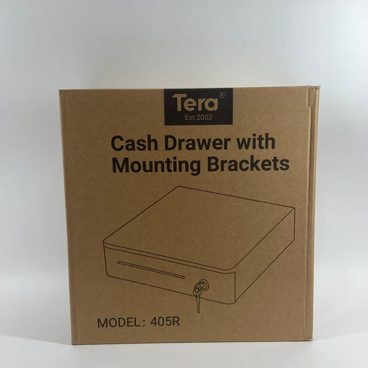 New Tera 16" Cash Drawer With Mounting Brackets 405R