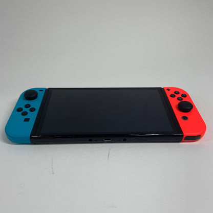 Nintendo Switch OLED Video Game Console HEG-001 Red/Blue