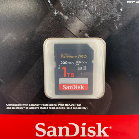 New SanDisk UHS-1 CARD Extreme PRO SDXC Card 1TB SDXC SDSDXXD-1T00-ANCIN