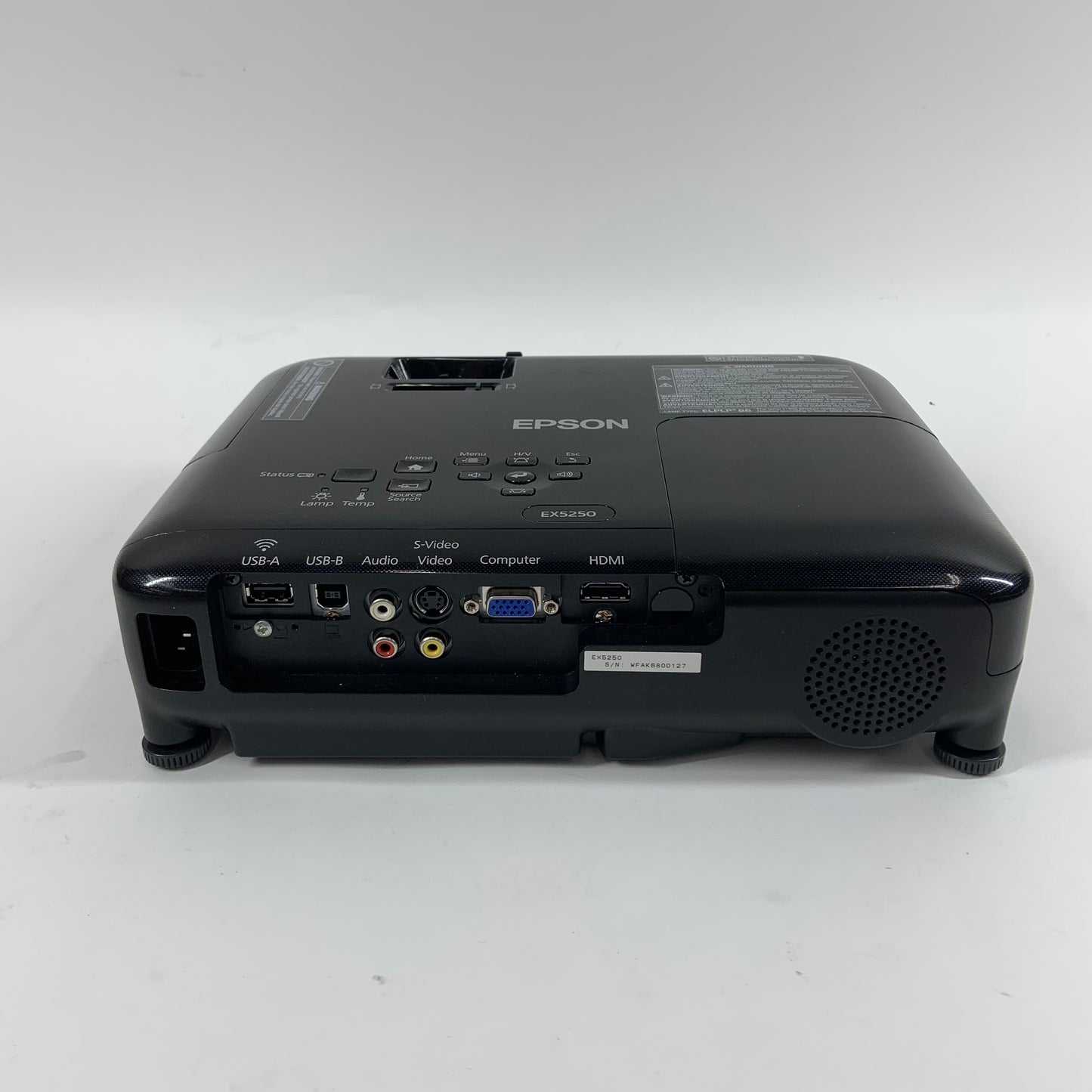 Epson EX5250 Pro 1024x768 XGA 3LCD Projector 3,600 Lumens H723A ZERO Lamp Hours