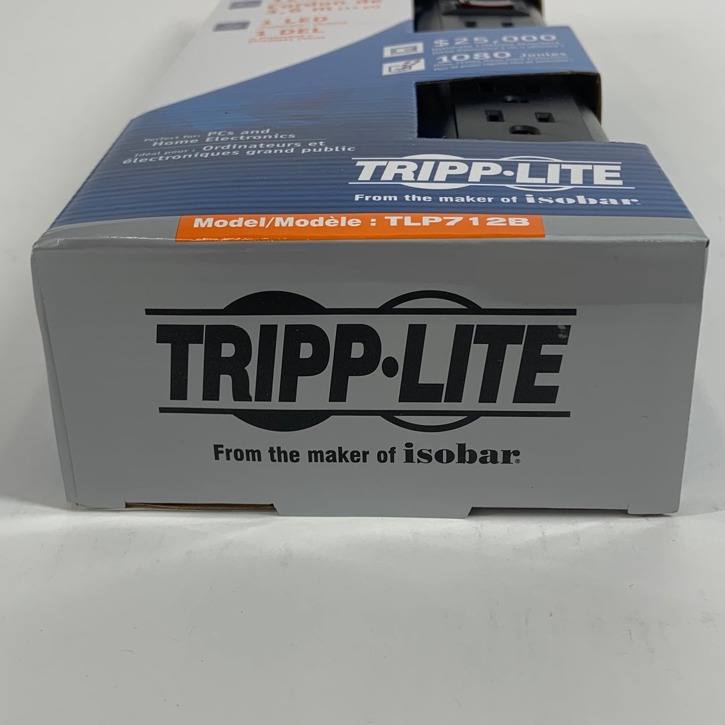 LOT of 20x New Tripp Lite Surge Protector TLP712B 1080-Joule LIFETIME WARRANTY