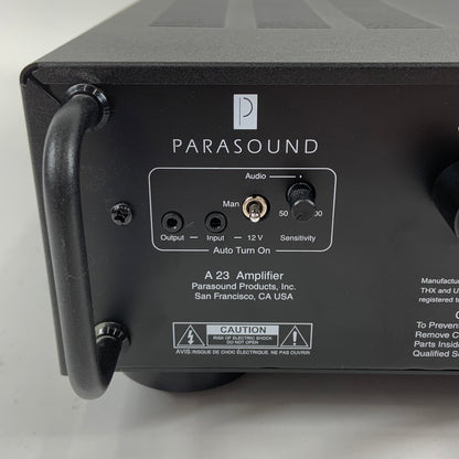 Parasound HALO A23 Stereo Power Amplifier 125W 8 Ohm XLR RCA ORIGINAL BOX TESTED