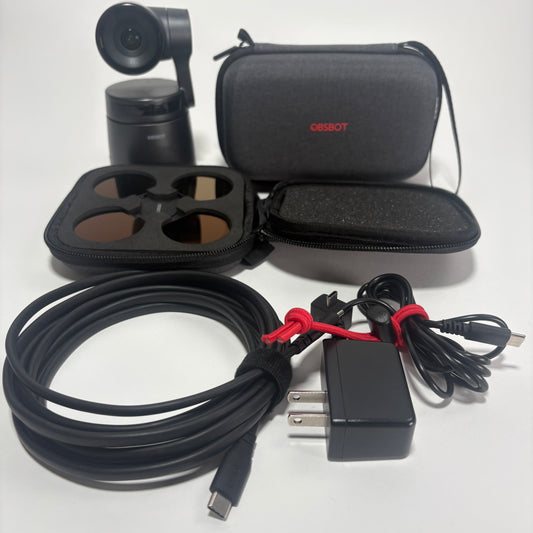 OBSBOT Tail Air ND Lenses Set 4K 30 fps PTZ AI Tracking Webcam OSB-2108-CW