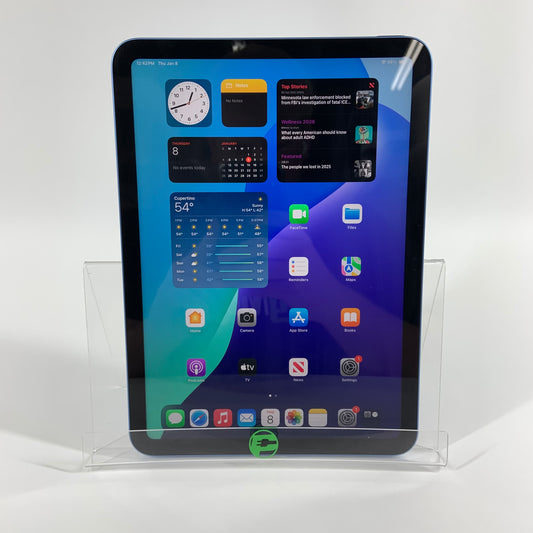 WiFi Only Apple iPad 10th Gen 64GB Blue MPQ13LL/A MINT