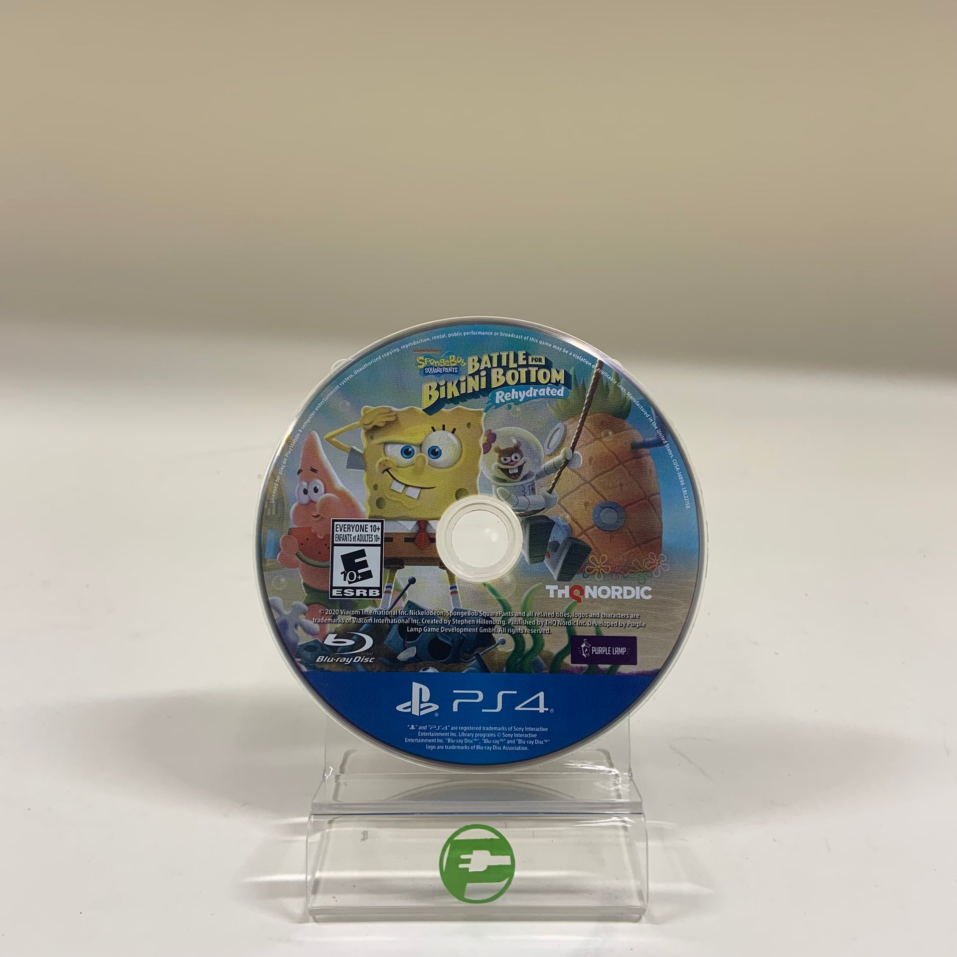 SpongeBob SquarePants Battle for Bikini Bottom Rehydrated Disc