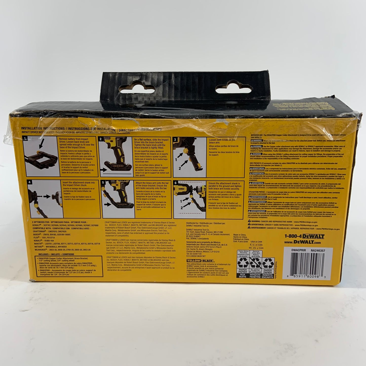 New DeWALT DWACPRIR Pipe Cutter