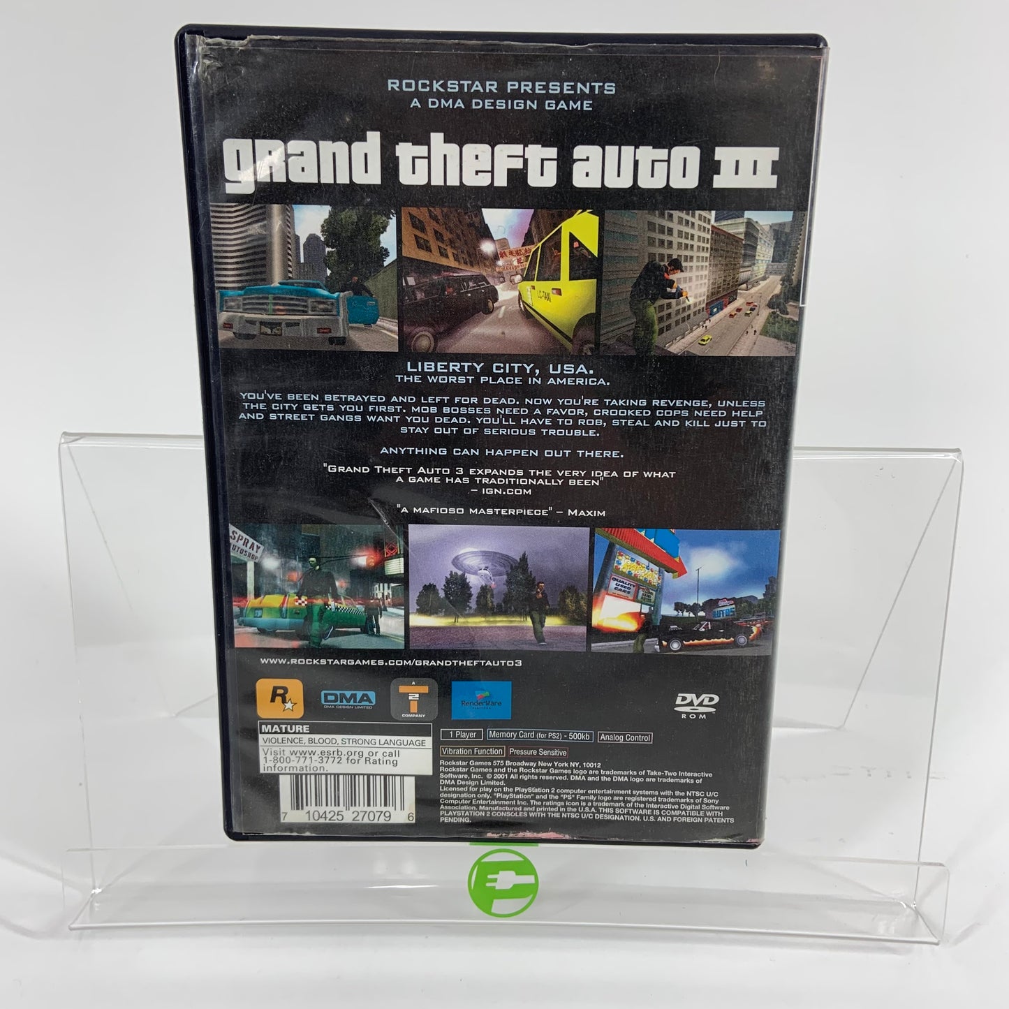 Grand Theft Auto III (Sony PlayStation 2 PS2, 2001)