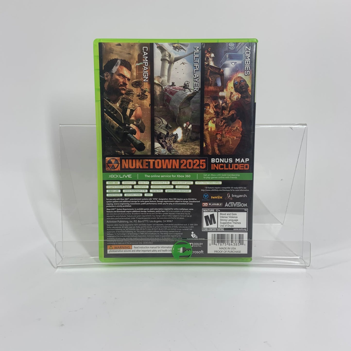 Call of Duty Black Ops II (Microsoft Xbox 360, 2012)