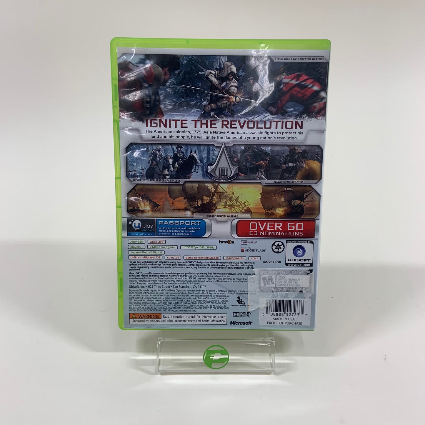 Assassin's Creed III (Microsoft Xbox 360, 2012)