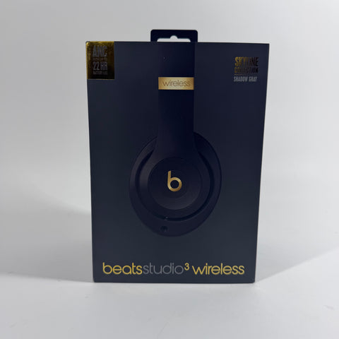 Beats Studio3 Wireless On-Ear Bluetooth Headphones Black Gold MXJ92LL/A