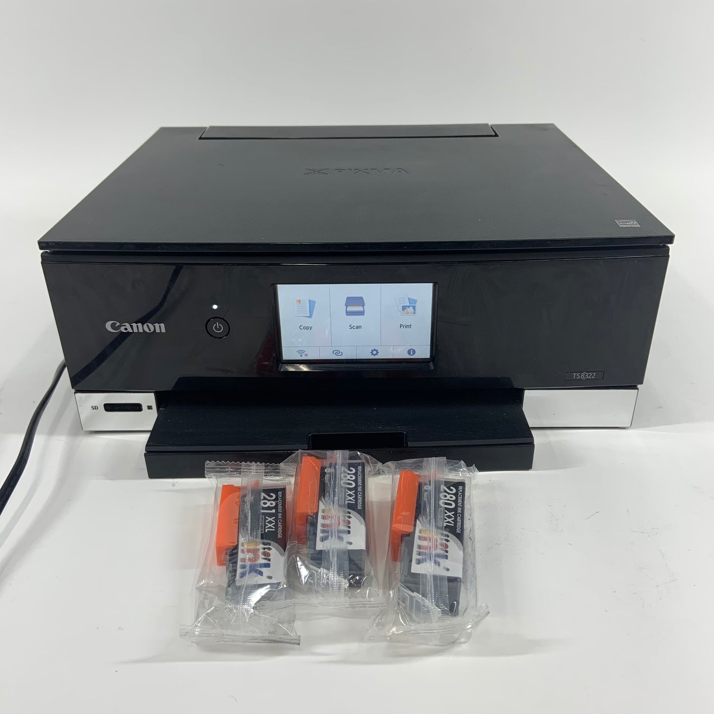 Canon TS8322 All-In-One Wireless Touch Color Inkjet Photo Printer With Copier