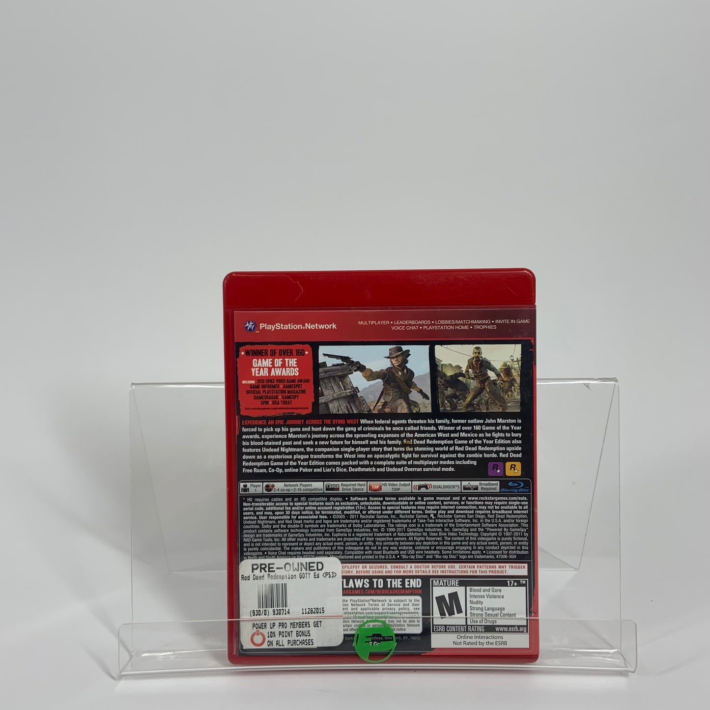 Red Dead Redemption [Game of the Year] (Sony PlayStation 3 PS3, 2011)