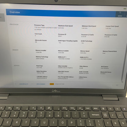 Dell Latitude 3520 15.6" i5-1135G7 2.4GHz 16GB RAM 256GB SSD