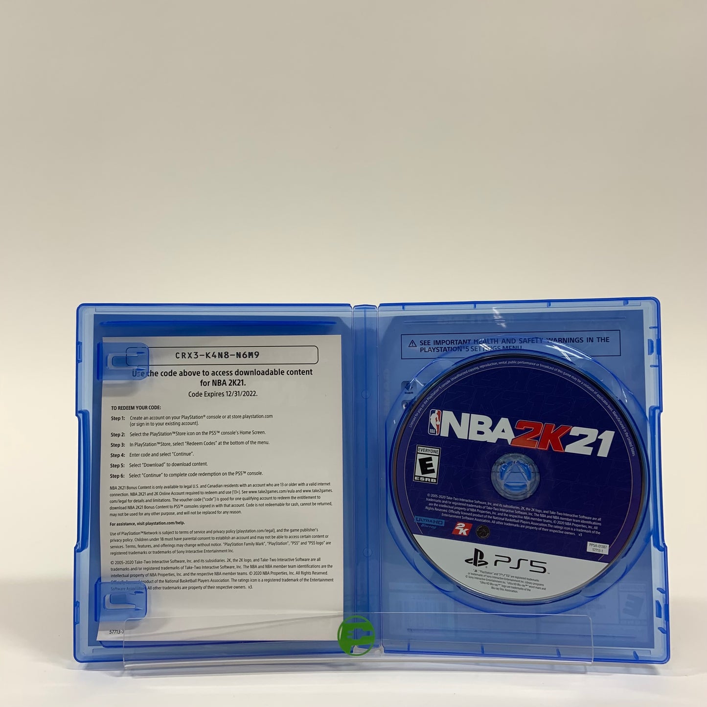 NBA 2K21  (Sony PlayStation 5 PS5,  2020)