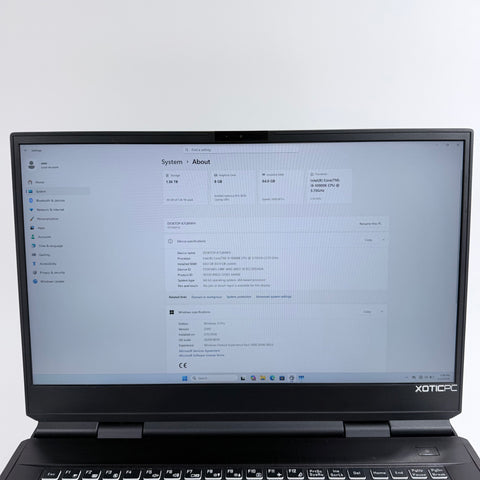 XOTICPC Laptop 1JT4V90 17.3" i9-10900K 3.7GHz 64GB RAM 1TB SSD 512GB SSD RTX3070