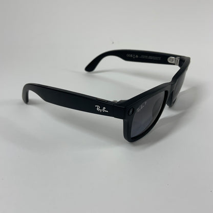 Ray-Ban Meta Wayfarer Gen 1 Matte Black AI Smart Glasses With Leather Case