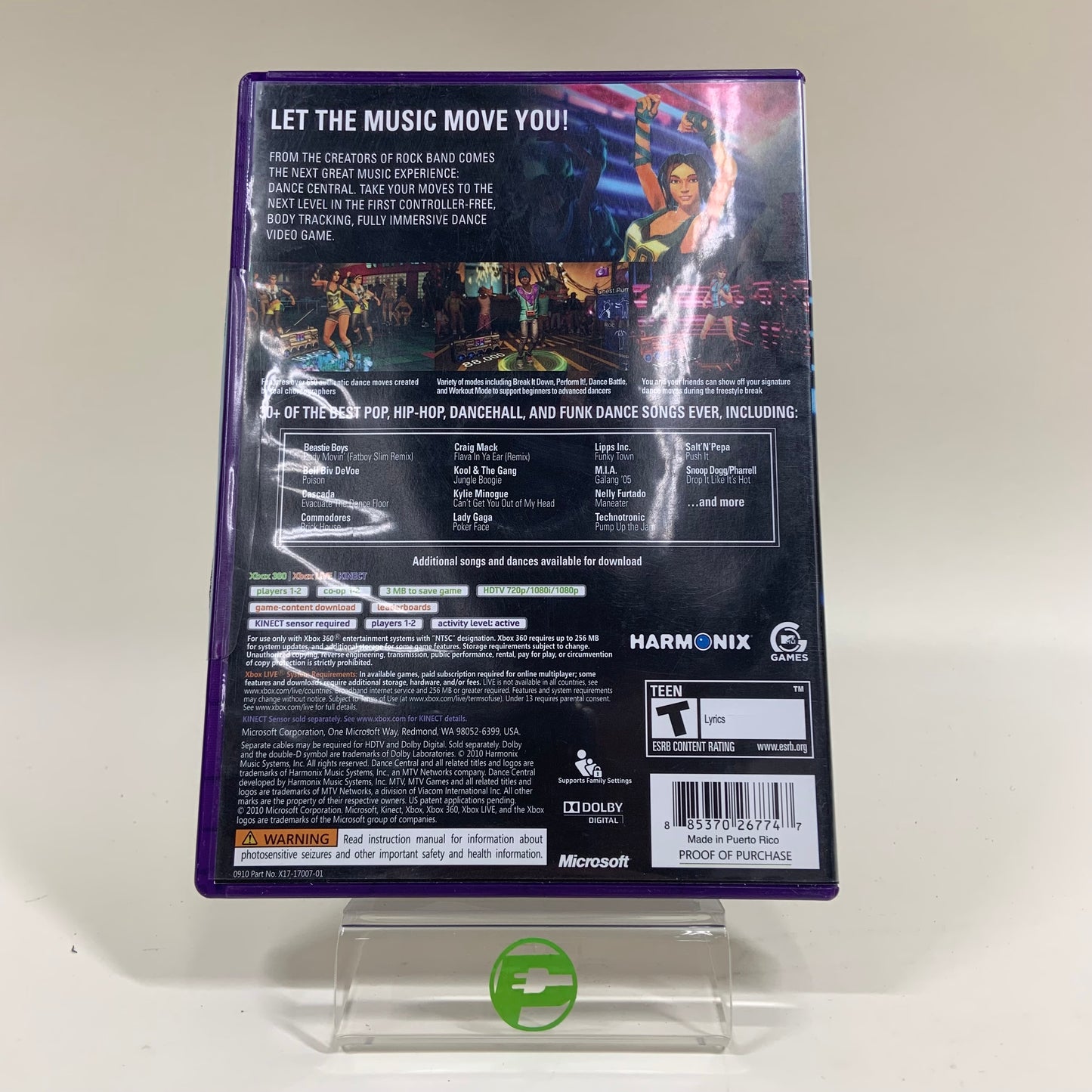 Dance central (Microsoft Xbox 360, 2010)