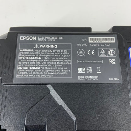 Epson EX5250 Pro 1024x768 XGA 3LCD Projector 3,600 Lumens H723A ZERO Lamp Hours